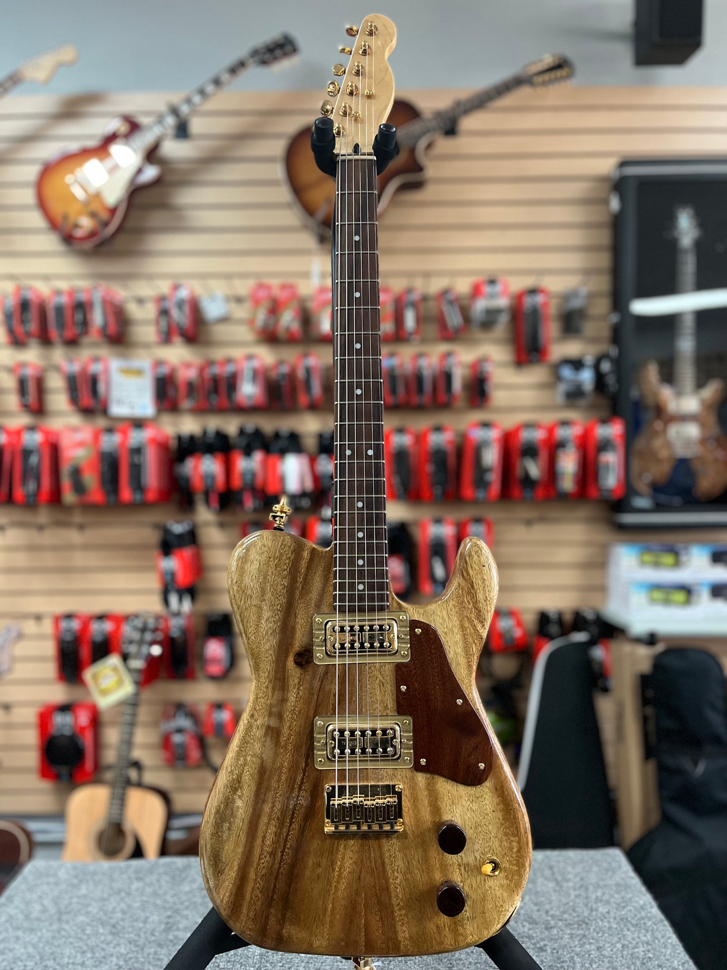 Made In Guam Guitars Monkey Pod Telecaster
