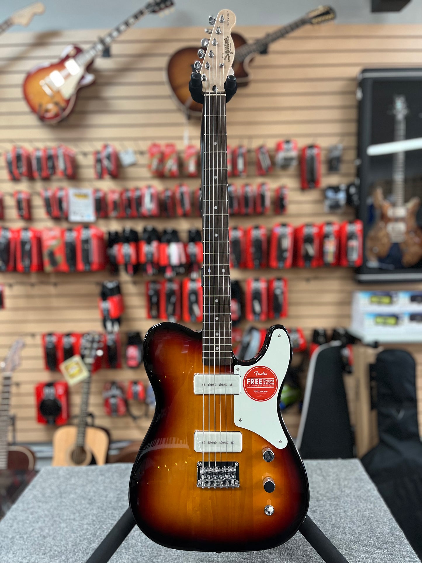 Squier Paranormal Baritone Cabronita Telecaster - 3-Color Sunburst